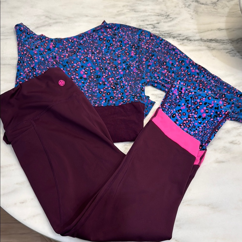 Rare Lilly Pulitzer leopard set athletic set luxletic